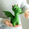 Receita Dragão Amigurumi