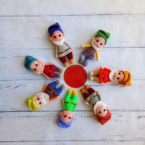 Receita 7 Anoes Amigurumi