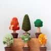 Receita Arvores Amigurumi