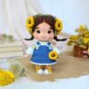 Receita Boneca Girassol Amigurumi