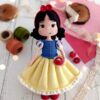 Receita Branca de Neve Amigurumi