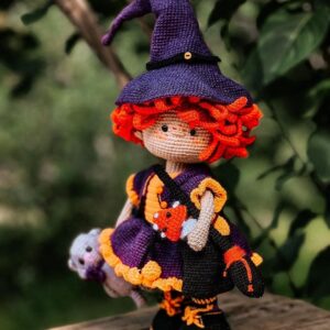 Receita Bruxinha Amigurumi