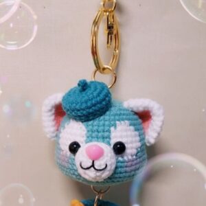 Receita Chaveiro Gato Amigurumi