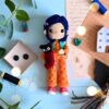 Receita Coraline Amigurumi