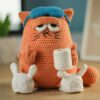 Receita Gato Dorminhoco Amigurumi