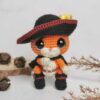 Receita Gato de Botas Amigurumi