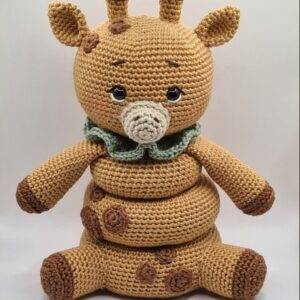 Receita Girafa Encaixe Amigurumi