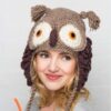 Receita Gorro Coruja amigurumi