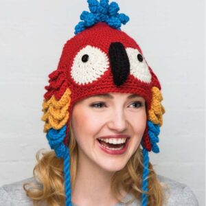 Receita Gorro Papagaio amigurumi