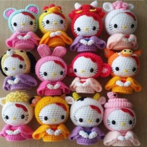 Receita Hello Kitty Amigurumi