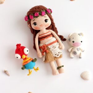 Receita Moana Amigurumi