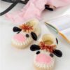 Receita Pantufa Vaca Amigurumi