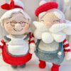 Receita Papai e Mamae Noel Amigurumi