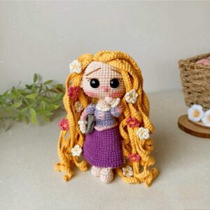 Receita Rapunzel Amigurumi
