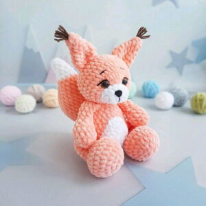 Esquilo Amigurumi - Receitas de Amigurumi em português