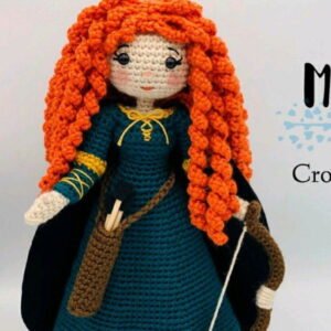 Princesa Merida Amigurumi - Receitas de Amigurumi em portug