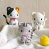 Receita 3 Gatos Amigurumi