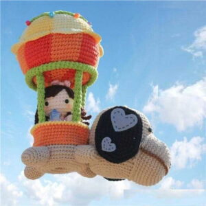 Receita Balão de cachorro Amigurum