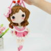 Receita Bolsinha de Boneca Amigurumi