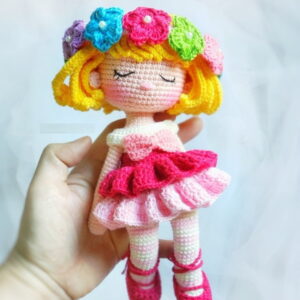 Receita Boneca amigurumi
