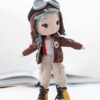 Receita Boneca Aviadora Amigurumi