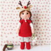 Receita Boneca Cervo Amigurumi