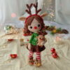 Receita Boneca Cervo Amigurumi