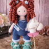 Receita Boneca Charmosa amigurumi