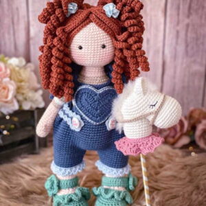 Receita Boneca Charmosa amigurumi