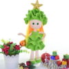 Receita Boneca de Natal Amigurumi