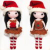 Receita Boneca de Natal Amigurumi