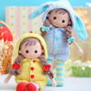 Receita Boneca Fantasiada amigurumi