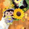 Receita Boneca Girassol Amigurumi