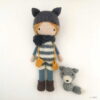 Receita Boneca Lobo amigurumi