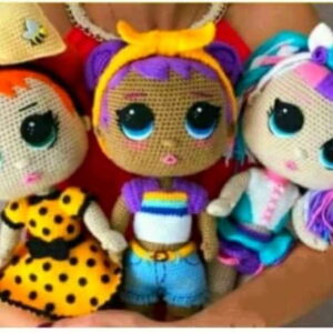 Receita Boneca Lol Amigurumi