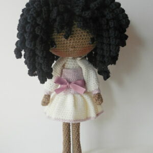 Receita Boneca Negra Amigurumi