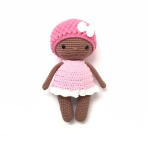 Receita Boneca Negra amigurumi