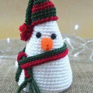 Receita Boneco de Neve Amigurumi