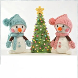 Receita Boneco de Neve Amigurumi