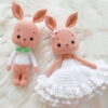 Receita Casal Coelho Amigurumi