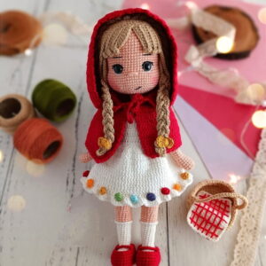 Receita Chapeuzinho Vermelho Amigurumi