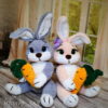 Receita Coelhinhos com Cenoura Amigurumi