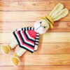 Receita Coelho Colorido Amigurumi