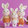 Receita Coelhos Amigurumi