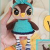 Receita Coruja Amigurumi