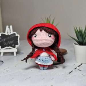Receita Chapeuzinho vermelho Amigurumi