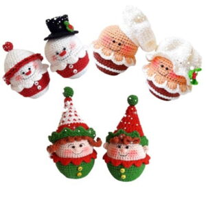 Receita Enfeites de Natal Amigurumi