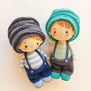 Receita Garotos Amigurumi