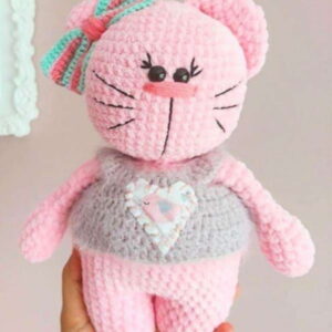 receita-gata-amigurumi-gata