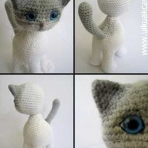 Receita Gatinho Amigurumi